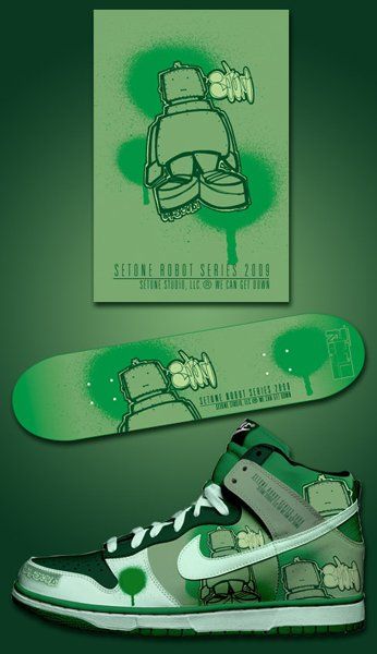 Nike Skateboarding Robot Series — featured project artwork