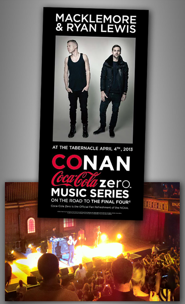 Coca-Cola / Conan O’Brien / Macklemore — featured project artwork