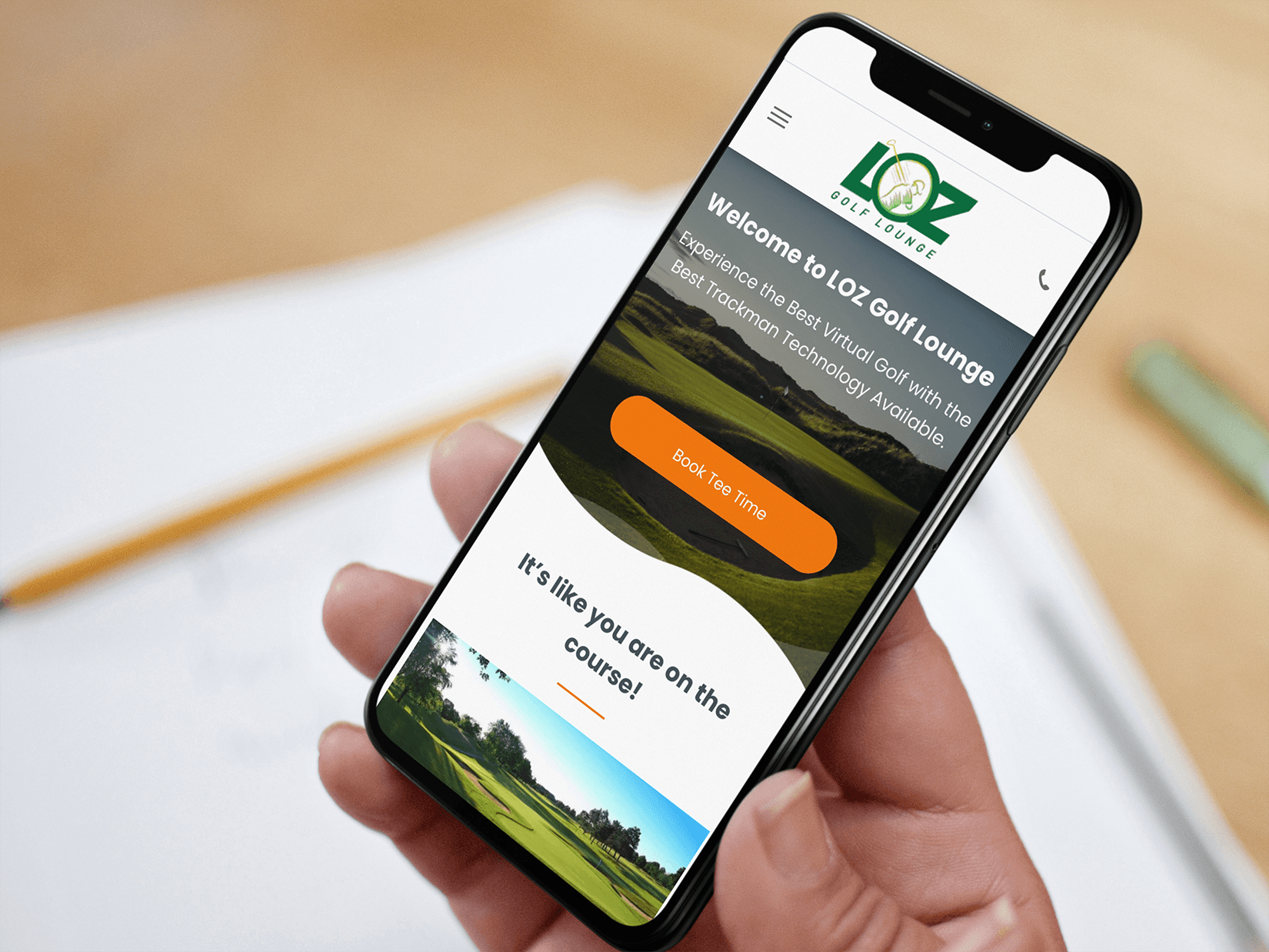 LOZ Golf Lounge — featured project artwork